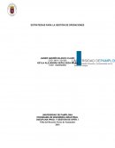 Estrategias para la gestion de operaciones