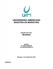 ¿Cuál es el problema central que afrontan los empresarios y directivos de MUEBLISA?. Página 1