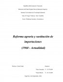 Sustitucion de importaciones en Venezuela 1960.