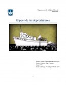 Ensayo filosofico. El peor de los depredadores