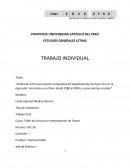 Violencia de las mujeres en Ayaucho en la época del terrorismo en e Perú
