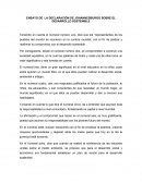 ENSAYO DE LA DECLARACIÓN DE JOHANNESBURGO SOBRE EL DESARROLLO SOSTENIBLE