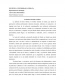 Psicoanálisis del Hombre Mirando al Sudeste