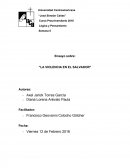 LA VIOLENCIA EN EL SALVADOR
