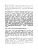 SENTIMIENTOS DE LA NACION es un documento que fue expuesto por José María Morelos y Pavón el día 14 de septiembre de 1813 en Chilpancingo.