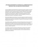 ESTUDIO DE LA ADMINISTRACION DE EMPRESAS PARA LOS NEGOCIOS INTERACIONALES