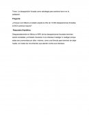 Tema: La desaparición forzada como estrategia para sembrar terror en la población.