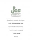 La lengua de una mariposa.