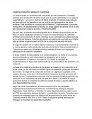 Cadena productiva láctea en Colombia.