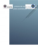En este trabajo se presentan los resultados de la síntesis de nanopartículas de plata por medio de un método hidrotermal.
