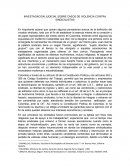 INVESTAGACION JUDICIAL SOBRE CASOS DE VIOLENCIA CONTRA SINDICALISTAS