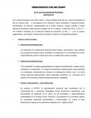 Acta de evaluacion institucional