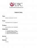 MODELO DE NEGOCIO TOYOTA