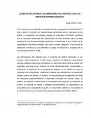 Cómo se relacionan las dimensiones del individuo con los negocios internacionales?