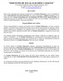 Dictamen del auditor.