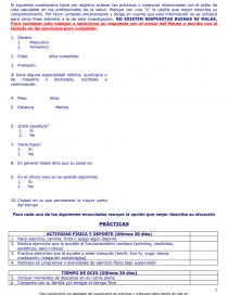 CUESTIONARIO DE PRÁCTICAS Y CREENCIAS.. Página 1