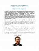 El señor de la guerra Relacion con la asignatura