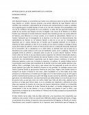 INTRODUCCION DE LAS IDEAS IMPORTANTES DE LA HISTORIA