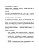 Planteamiento de problema.Asaltos e intentos de violaciones, por falta de alumbrado público, en los alrededores de la preparatoria de Tonalá.