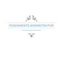 PENSAMIENTO ADMINISTRATIVO Fundamentos de administración