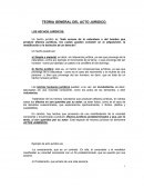 TEORIA GENERAL DEL ACTO JURIDICO.