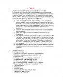 ¿Cuáles son las características que caracterizan un mercado?