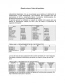 Ejemplo número 2 datos del problema: