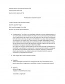 Planificación de expresión corporal.