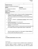Práctica Integradora - Auditoría y Consultoría Administrativa