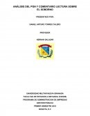 ANÁLISIS DEL PGN Y COMENTARIO LECTURA SOBRE EL SOBORNO.