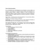 Tema- Ciclo de Vida del Producto..