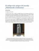 El código más antiguo del mundo: ¿Hammurabi o Eshnunna?