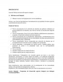 Lineamientos Proceso de PAZ