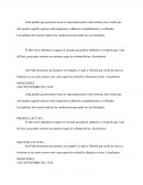 Tema variado incomprendible.