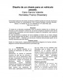 Diseño de un chasis para un vehículo pesado.