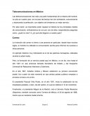 Telecomunicaciones en México.