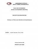 Chirimoya en Polvo como Alternativa de Industrialización