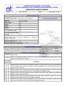 Dep.recursos humanos jefe de talento.