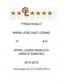 Analisis de la narrativa ﻿“Frida Khalo”