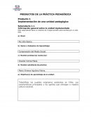 PRODUCTOS DE LA PRÁCTICA PEDAGÓGICA