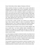 Ensayo: Normas éticas, jurídicas, religiosas. Semejanzas y diferencias.