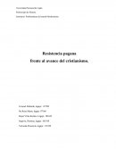 Resistencia pagana frente al avance del cristianismo.