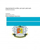 Argumentación, por qué y para qué