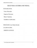 Tema- SEGUNDA GUERRA MUNDIAL