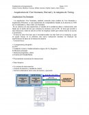 Arquitectura de Von Neumann, Harvard y la máquina de Turing.