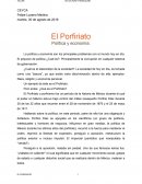 El Porfiriato Política y economía.
