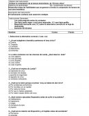 Control de lectura Tony el chico.