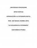 Ensayo “LA EVOLUCIÓN DE LA FOTOGRAFÍA”
