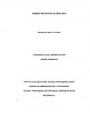 Administración por valores (APV)