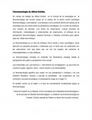 Fenomenología de Alfred Schütz.